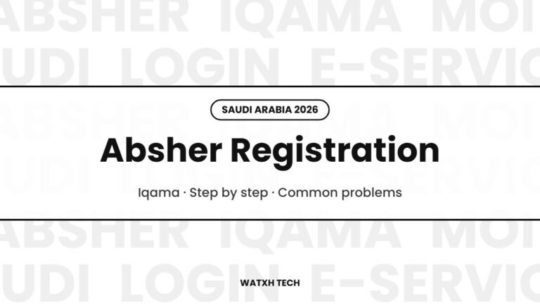 Absher Registration: How to Create Your Absher Account in Saudi Arabia (2026)
