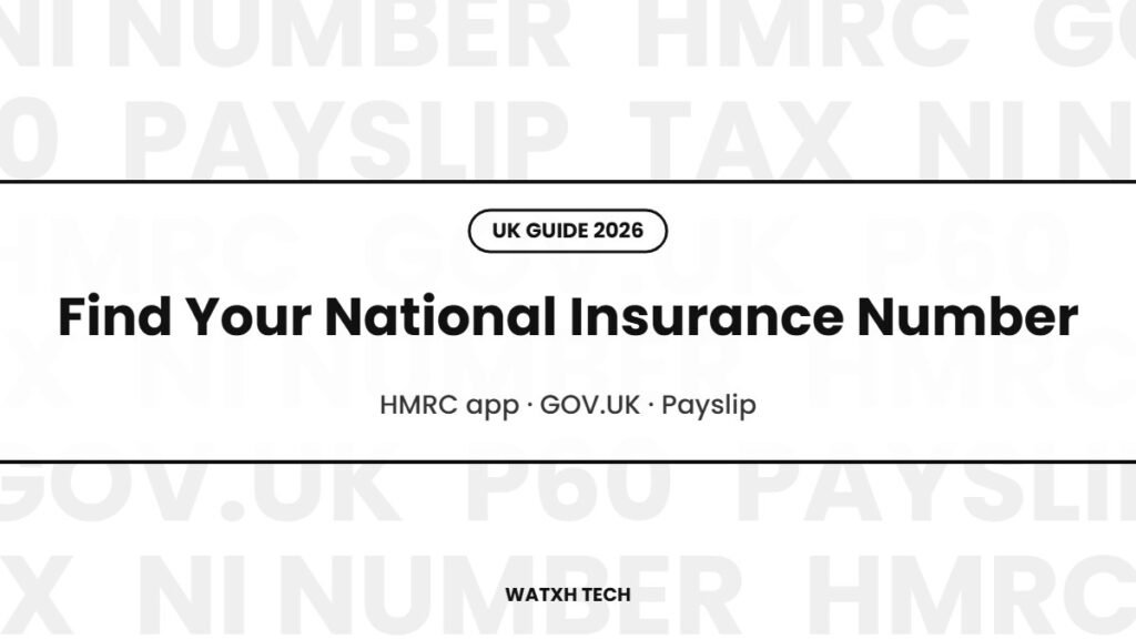how to find my national insurance number