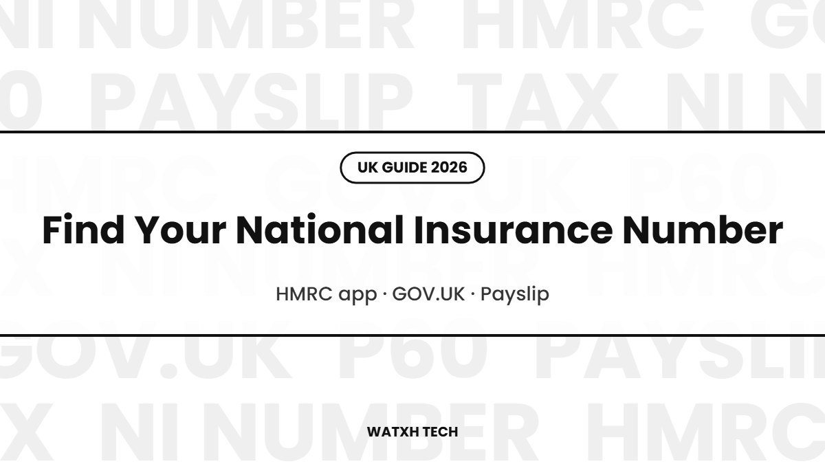 How to Find My National Insurance Number in the UK (2026)