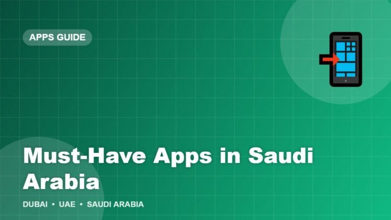 Must-Have Apps in Saudi Arabia: Absher, Tawakkalna, Nafath and More