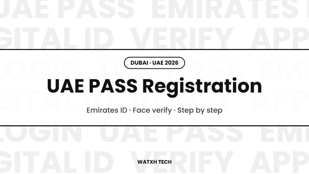 uae pass registration